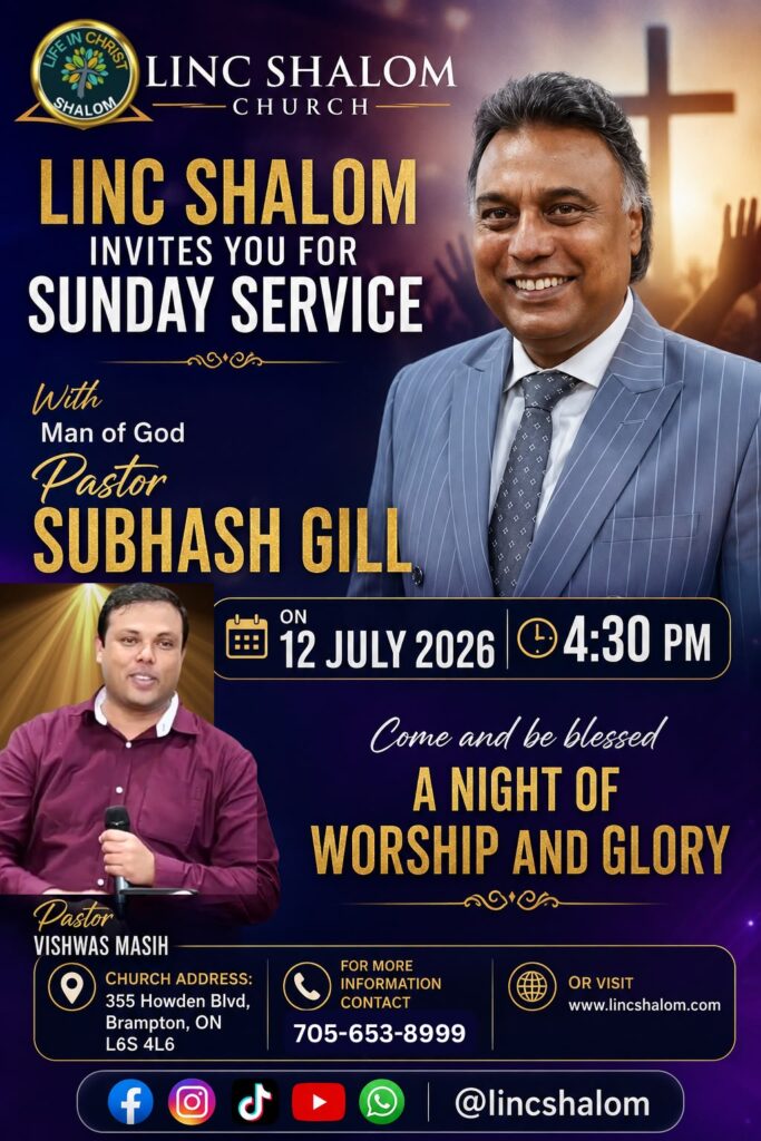 Linc Shalom Sunday Service: A Night of Worship and Glory